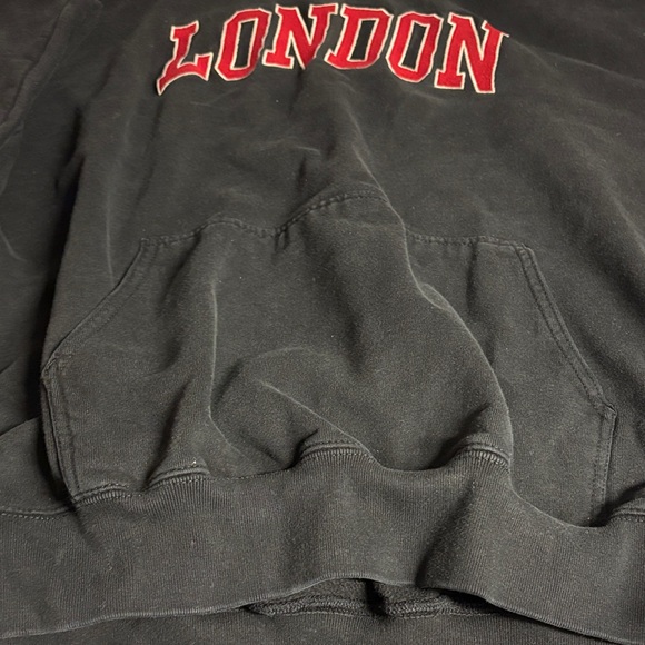 Black Brandy Melville London Hoodie - Picture 6 of 8